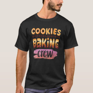 Camiseta Cookie Baking Crew Correspondente ao Xmas - Gráfic