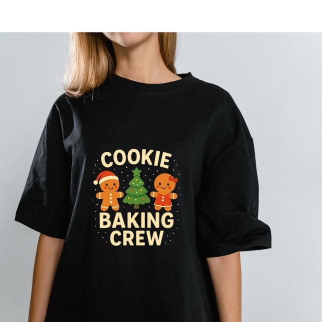 Camiseta Cookie Baking Crew – Cute Gingerbread Christmas De (Criador carregado)