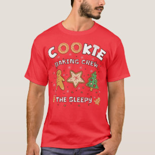 Camiseta Cookie Baking Crew da Família de Natal para o Slee