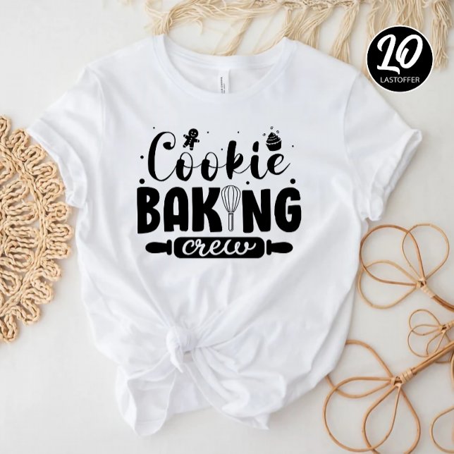 Camiseta Cookie Baking Crew Engraçado Família de Natal (Criador carregado)