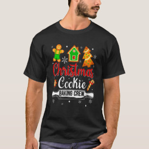 Camiseta Cookie Baking Crew Equipe Natal Xmas Gingerpão