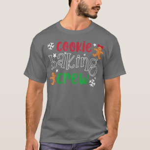 Camiseta Cookie Baking Crew Feliz Natal, Funny Baking L