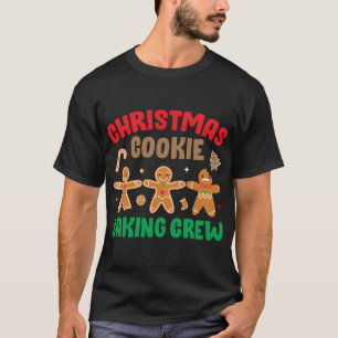 Camiseta Cookie Baking Crew Funny Cute Match Family Chri