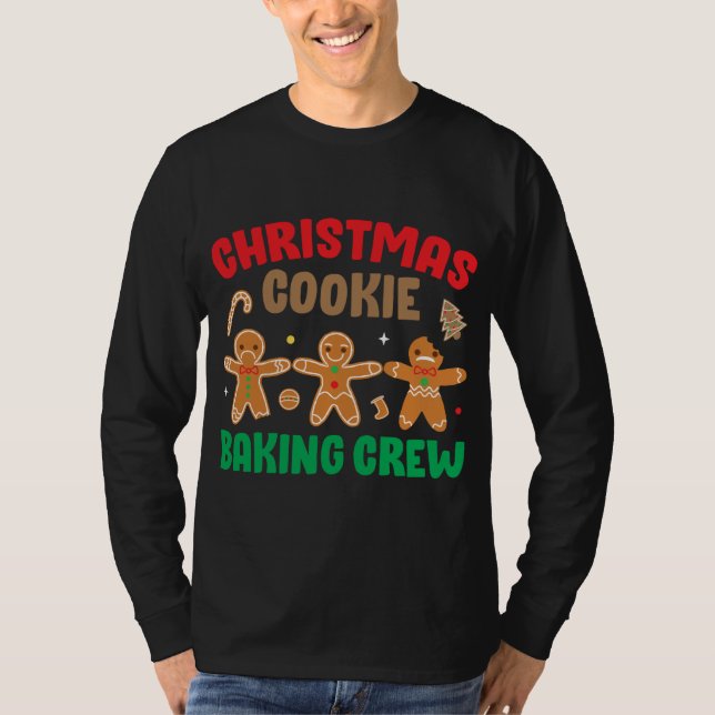 Camiseta Cookie Baking Crew Funny Cute Match Family Chri (Frente)