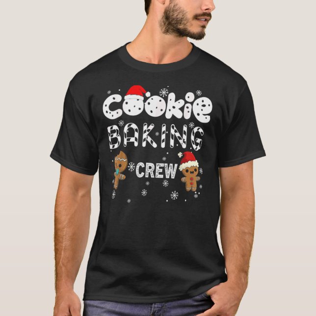 Camiseta Cookie Baking Crew Gingerbird Figurino P (Frente)