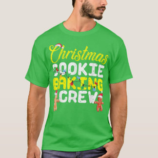 Camiseta Cookie Baking Crew Gingerbird Man