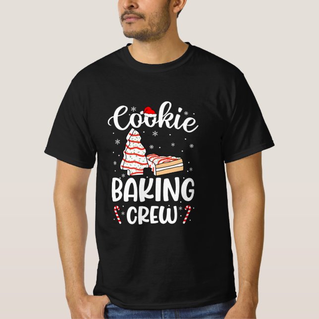 Camiseta Cookie Baking Crew ideia engraçada de presente de  (Frente)