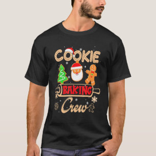 Camiseta Cookie Baking Crew Papais noeis De Gingerpão Xm