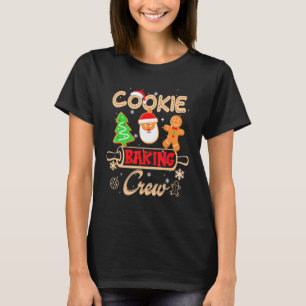 Camiseta Cookie Baking Crew Papais noeis De Gingerpão Xm