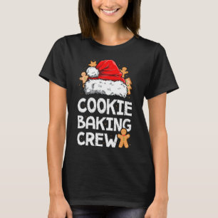 Camiseta Cookie Baking Crew Papais noeis Família Gingerbr