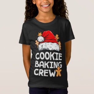 Camiseta Cookie Baking Crew Papais noeis Família Gingerbr