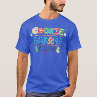 Camiseta Cookie Baking Crew Tee Gift de Natal para Mulheres