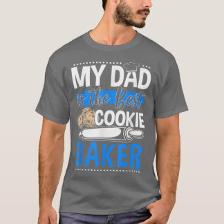 Camiseta Cookie Baking Outfit Cookie Lover Baker Pai