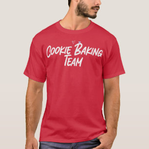 Camiseta Cookie Baking Team Engraçado Amor Corações Bonitos