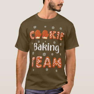 Camiseta Cookie Baking Team Família Baking Gingerb