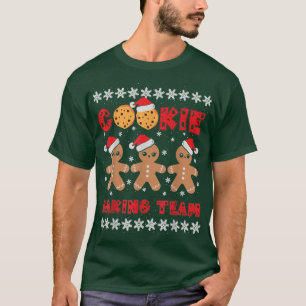 Camiseta Cookie Baking Team Gingerbis Men com chapéus de Na