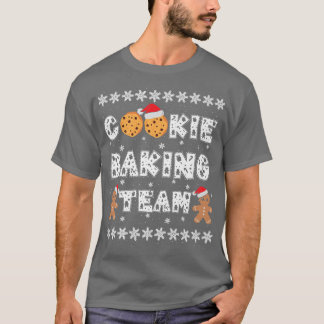 Camiseta Cookie Baking Team Gingerbis Men com chapéus de Na