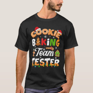 Camiseta Cookie Baking Team Tester Gingerpão Funny