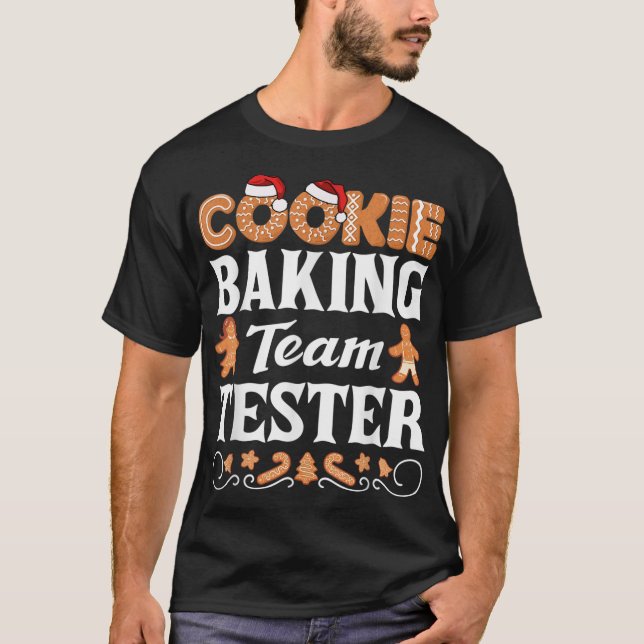 Camiseta Cookie Baking Team Tester Love Baking Cookies Chri (Frente)