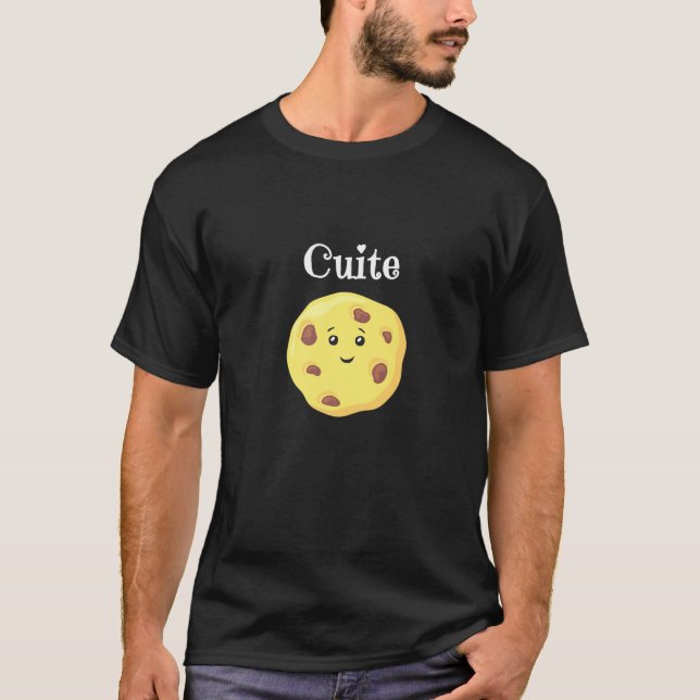 Camiseta Cookie Cutie Cookie Dia Nacional de Cookie para Me (Frente)