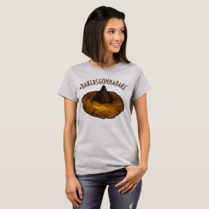 Camiseta Cookie de Manteiga de Amendoim com Hashtag para As