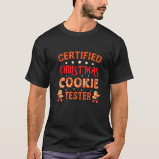 Camiseta Cookie de Natal certificado - Baía de Natal