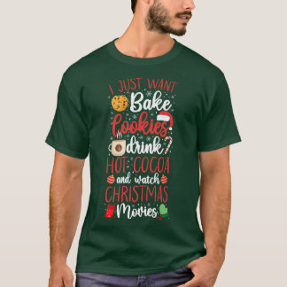 Camiseta Cookie de Natal com assar