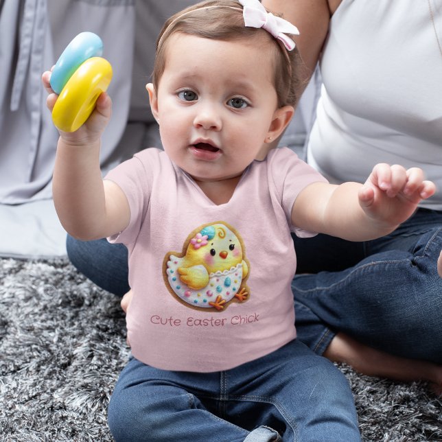 Camiseta Cookie de Pintinho de Páscoa Física (Criador carregado)
