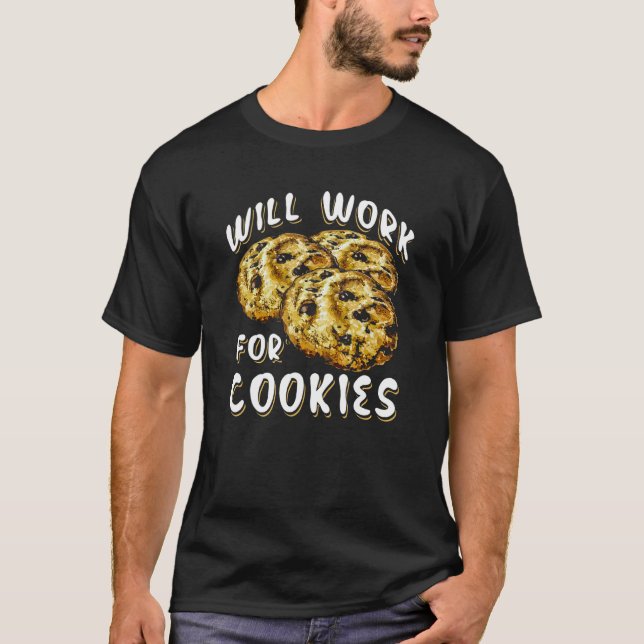 Camiseta Cookie  Dessert Food Pun Cookie (Frente)