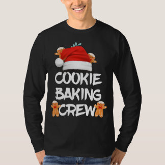 Camiseta Cookie, equipe de panificação, pijama de natal eng