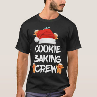 Camiseta Cookie, equipe de panificação, pijama de natal eng