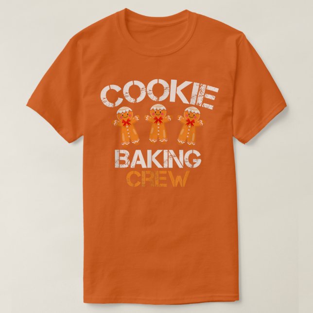 Camiseta Cookie Fazendo Tripulação Engraçada Família de Pij (Frente do Design)
