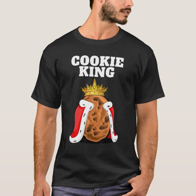 Camiseta Cookie King Mens Cookie Biscuits Cute Cookie (Frente)