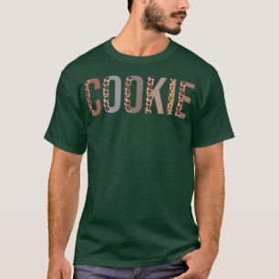 Camiseta Cookie Leopard Imprima mãe Dia de as mães giro Gr