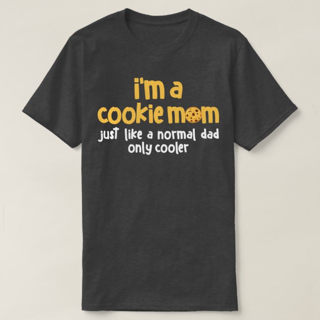 Camiseta Cookie Mãe Pastelaria Chef Vintage (Frente do Design)