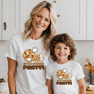 Camiseta Cookie Mãe Shirt Parte Cookie DIA DE AS MÃES