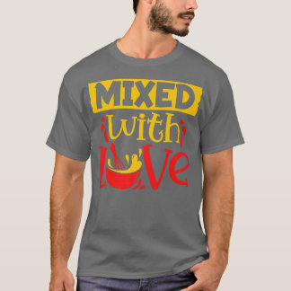 Camiseta Cookie Mied With Love Paery Chef Baker Baking Lov