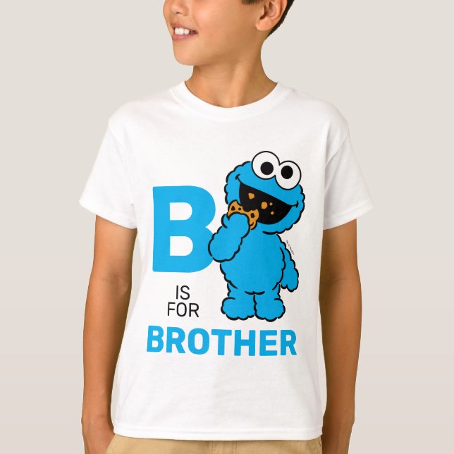 Camiseta Cookie Monster | B é de Irmão (Frente)