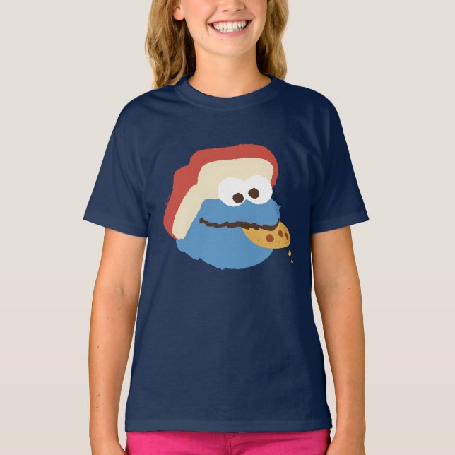 Camiseta Cookie Monster Camp Cookies (Frente)