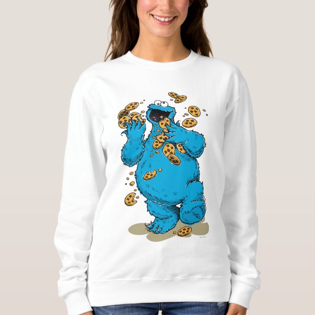 Camiseta Cookie Monster Crazy Cookies (Frente)