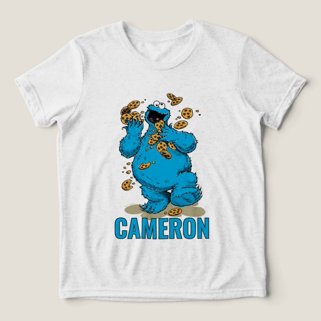 Camiseta Cookie Monster Crazy Cookies (Design frontal)