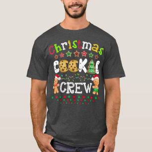 Camiseta Cookie Natal Fazendo Tripulação Engraçada Família