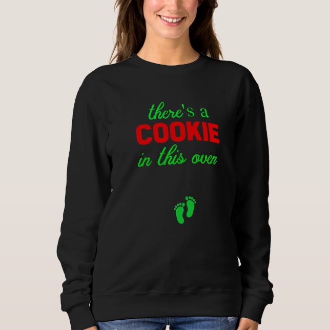 Camiseta Cookie Neste Anúncio De Gravidez De Natal Comprova (Frente)