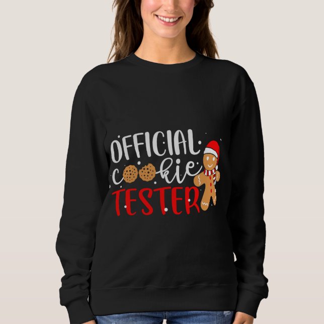 Camiseta Cookie Oficial Tester Gingerbird Man Natal P (Frente)