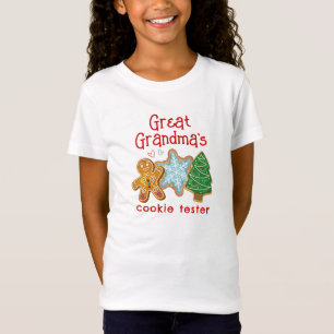 Camiseta Cookie Tester da vovó é cozinheira