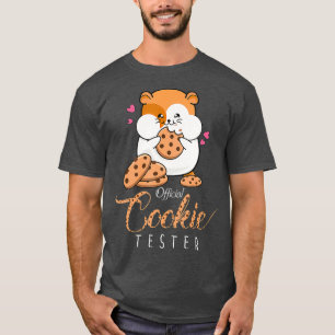 Camiseta Cookie Tester Shirt Engraçado Hamster
