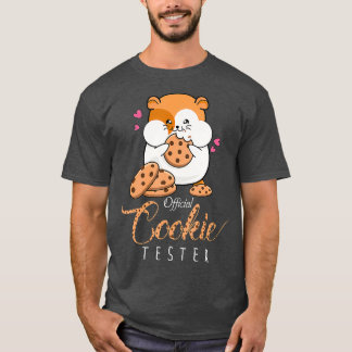 Camiseta Cookie Tester Shirt Engraçado Hamster