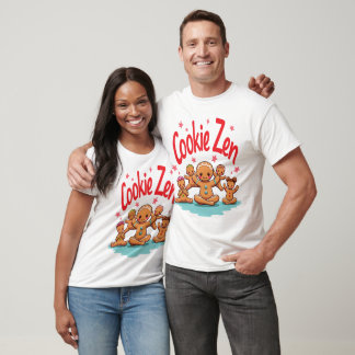 Camiseta Cookie Zen e Playful Gingercake