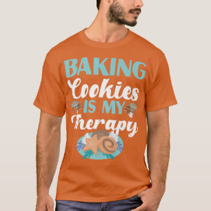 Camiseta Cookies Baking É Minha Design de Terapia