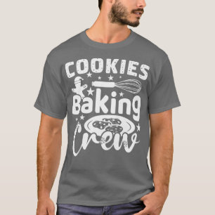 Camiseta Cookies de Natal femininos cozinhando pijama engra